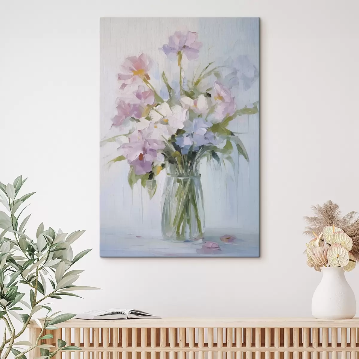  Peintures Bouquet de fleurs dans un vase imitation peinture s46751