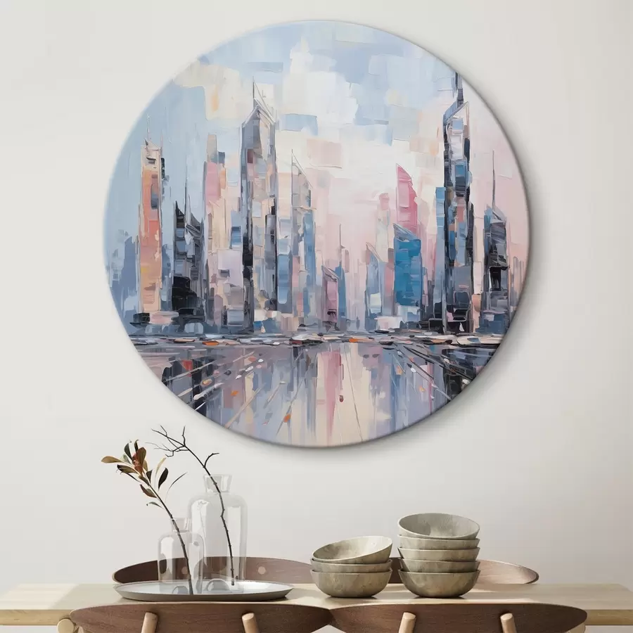  Schilderijen Abstracte imitatie van schilderkunst in de stad r46752