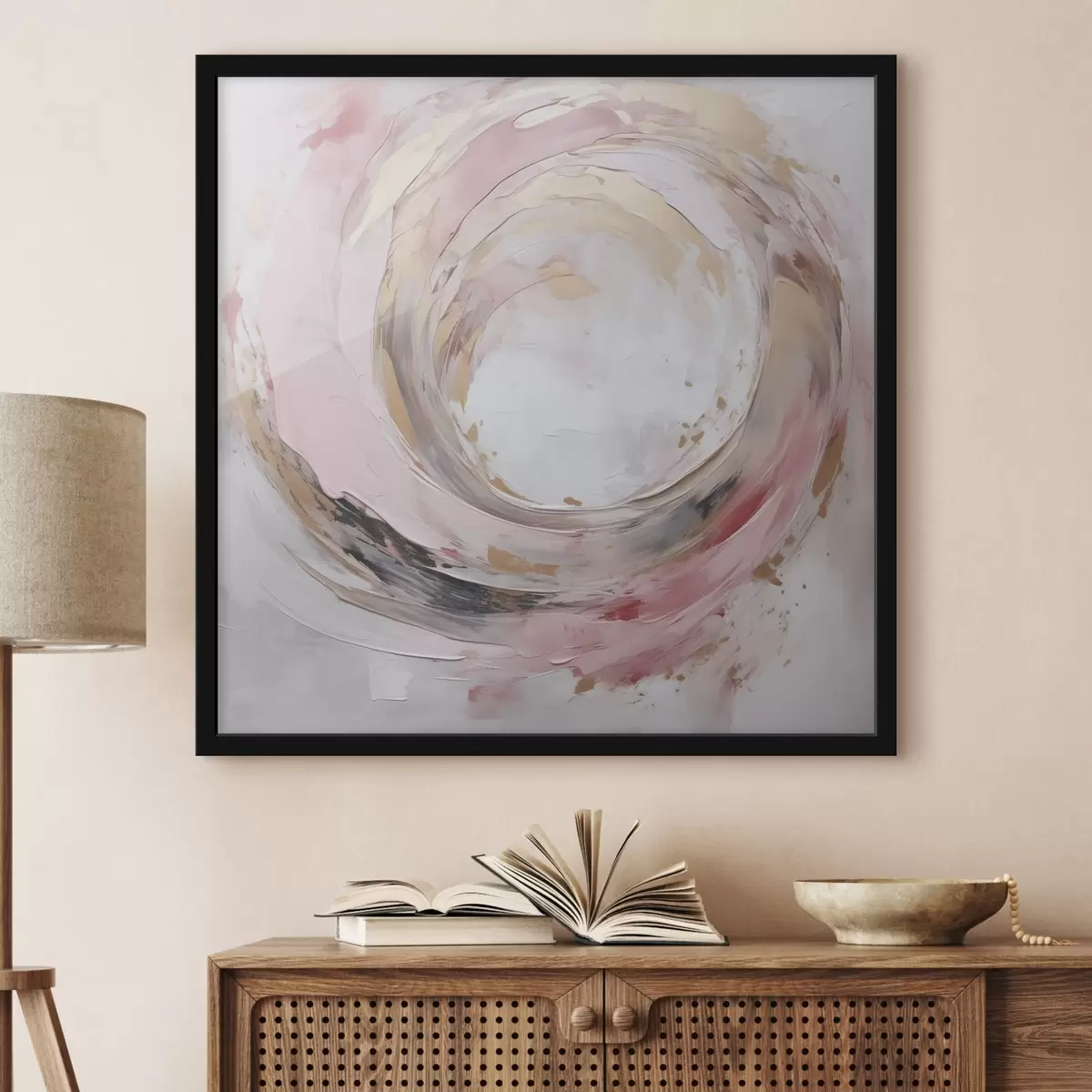 Poster Wervelwind, imitatie schilderij f46744