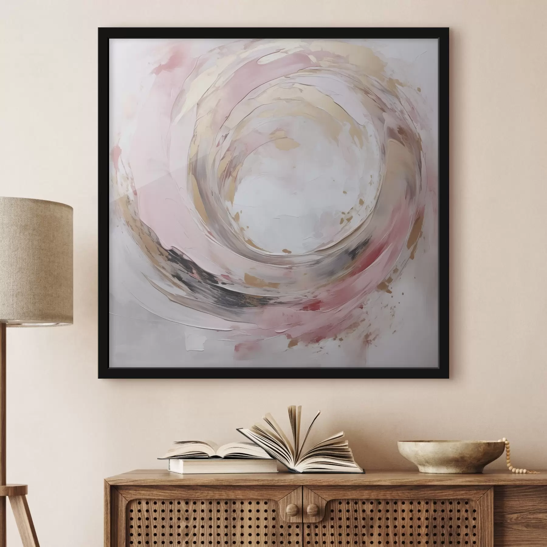 Papier peint photo Tourbillon, peinture d'imitation f46744