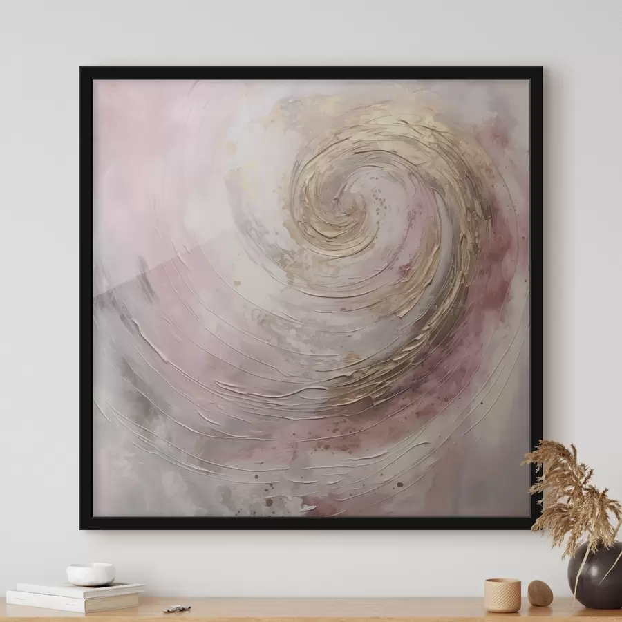 Papier peint photo Tourbillon abstrait, imitation peinture f46745