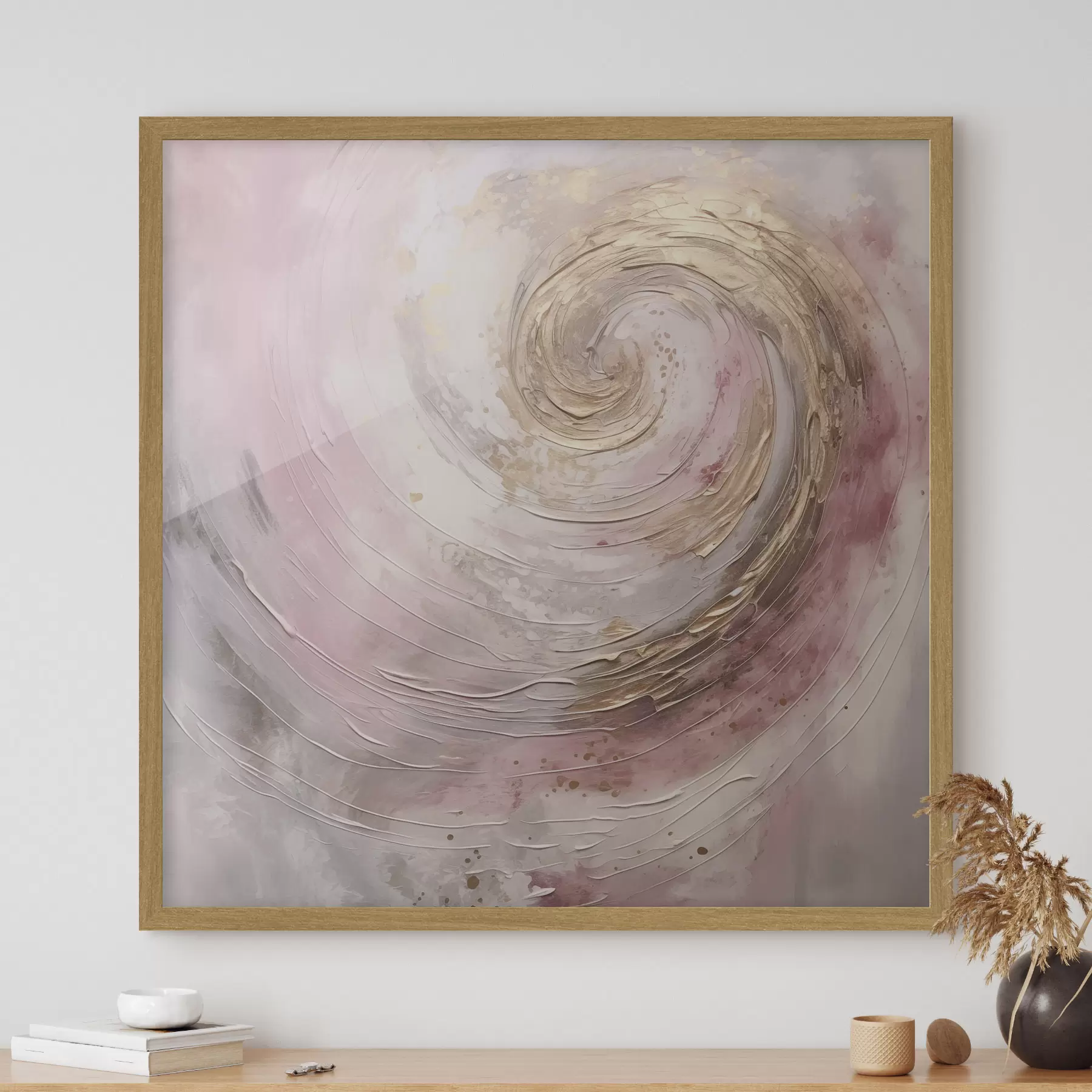 Papier peint photo Tourbillon abstrait, imitation peinture f46745