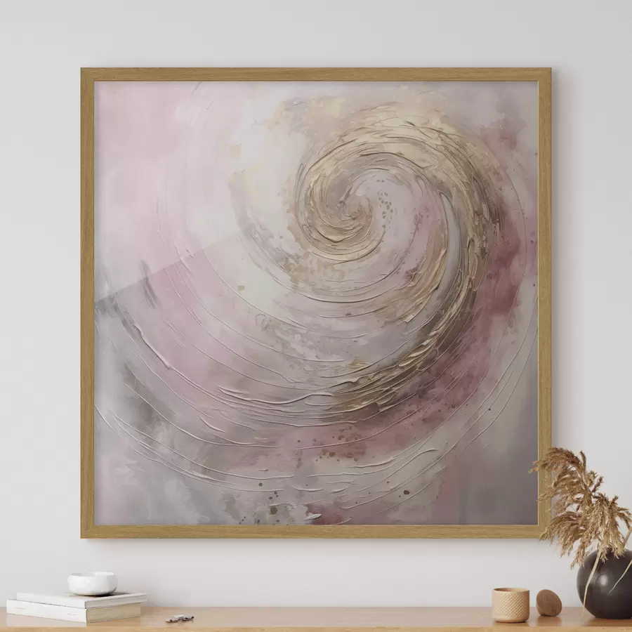 Papier peint photo Tourbillon abstrait, imitation peinture f46745