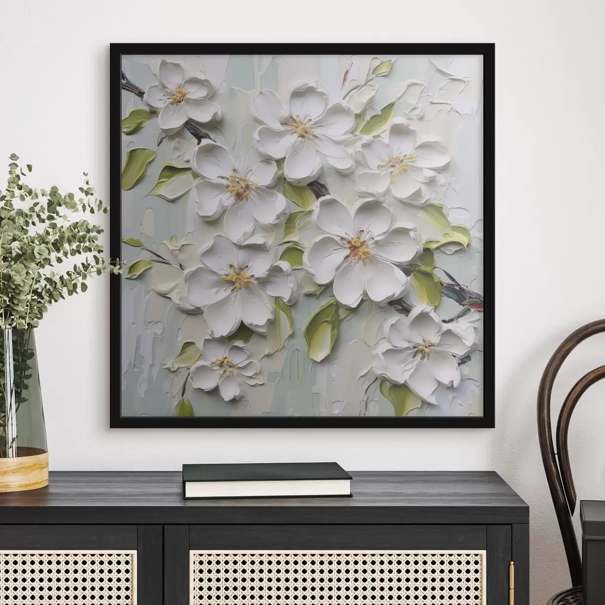 Poster Bloemen imitatieschilderij f46754