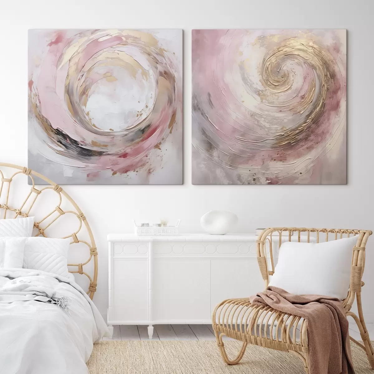  Schilderijen Abstracte werveling imitatie schilderij m01028