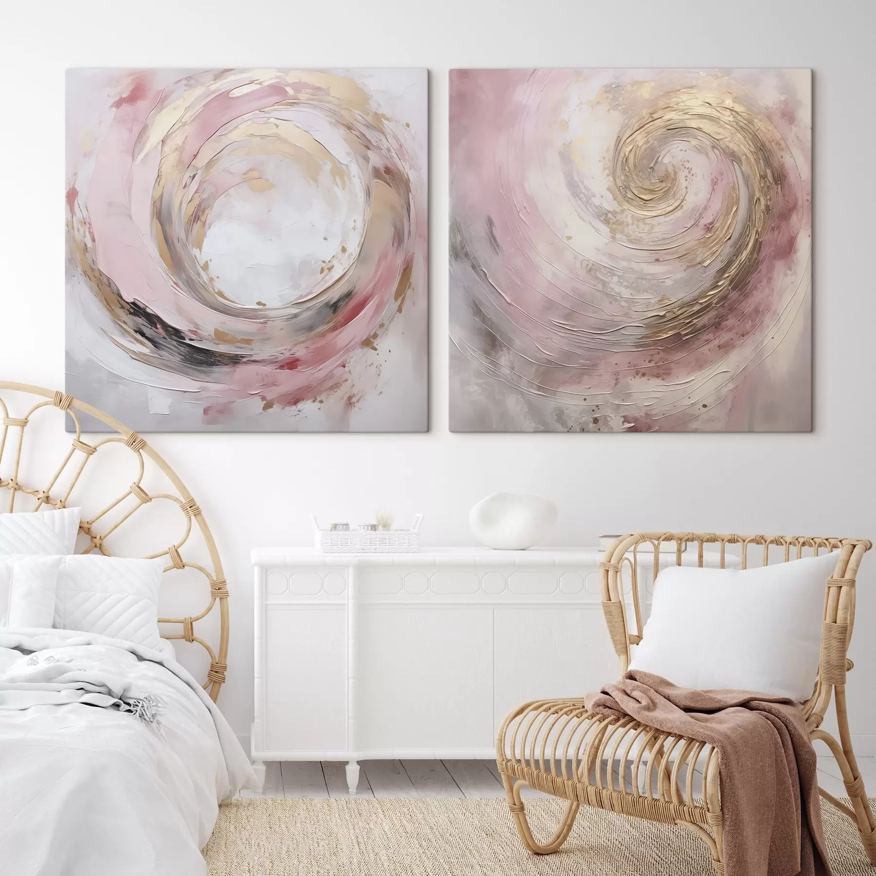  Peintures Peinture abstraite imitant un tourbillon m01028