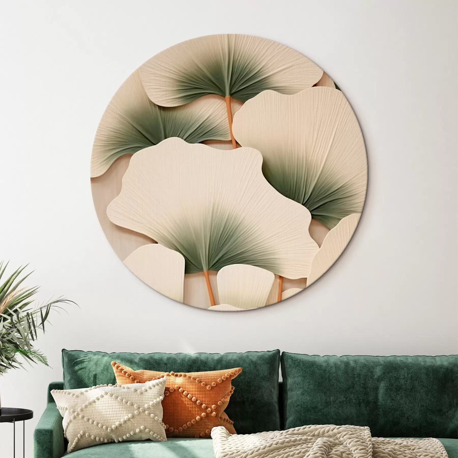  Schilderijen Decoratieve ginkgobladeren r46729