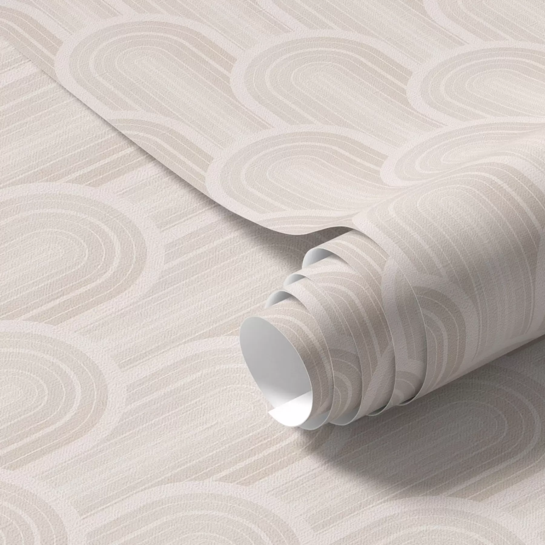 Fotobehang Kleine boogmodules in warme crème-beige tinten a00924