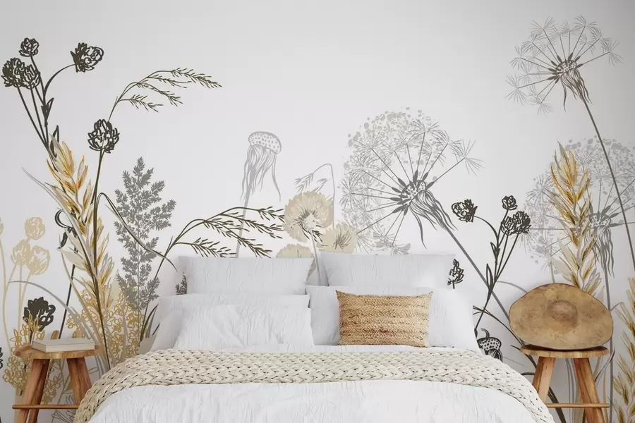 Fotobehang Wilde bloemen w04943v1