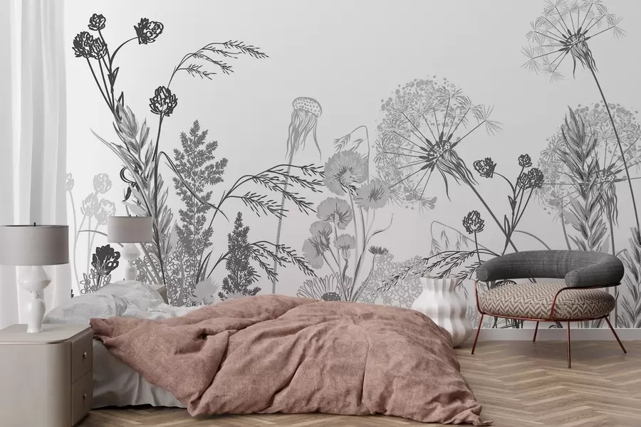 Papier peint photo Fleurs sauvages w04943v3