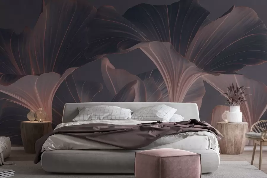 Papier peint photo Gros bourgeons w04947v2