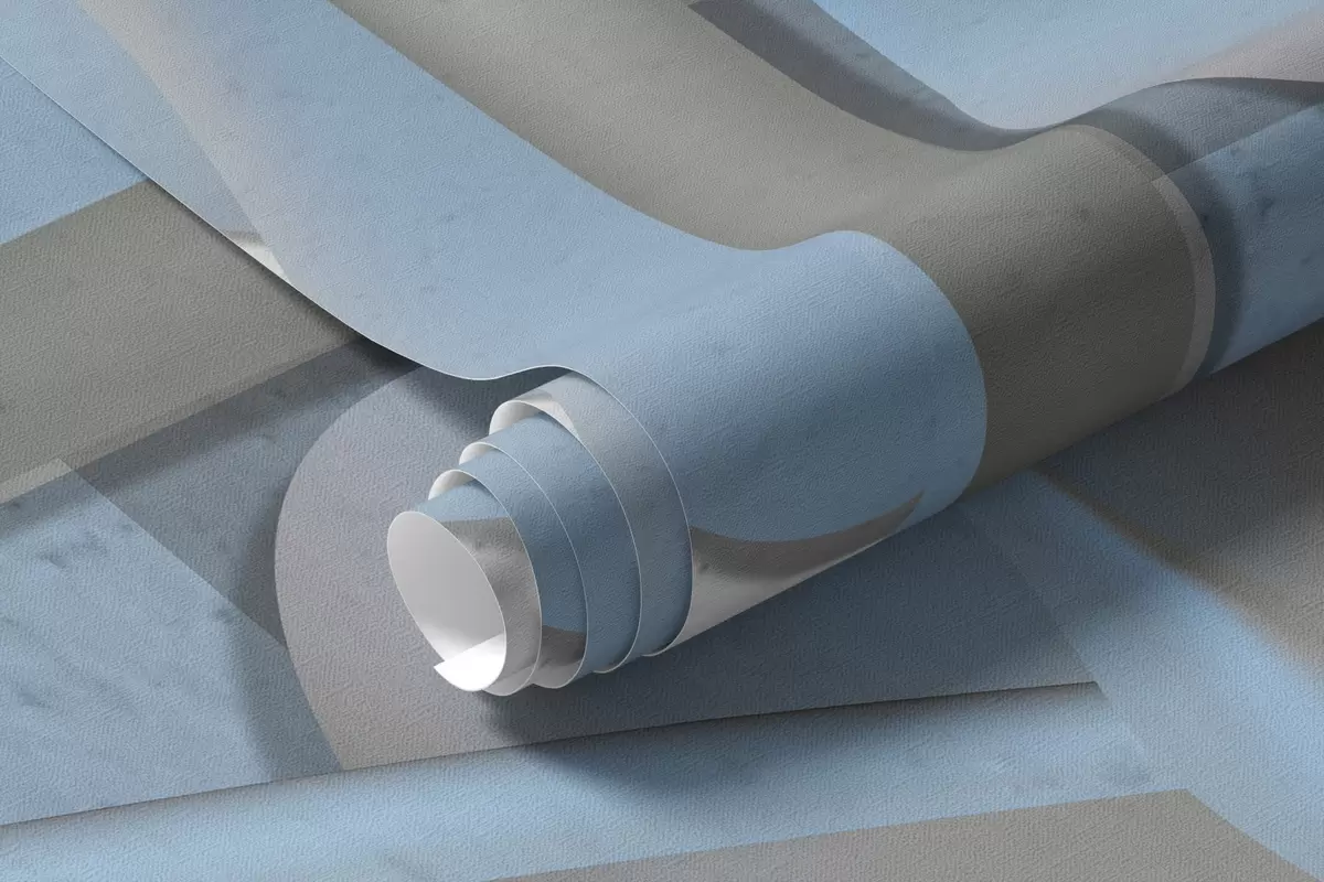 Fotobehang Strelitzia en geometria w04949