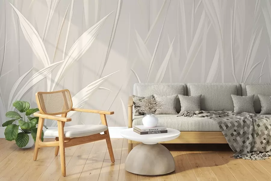 Papier peint photo Herbe abstraite w04915