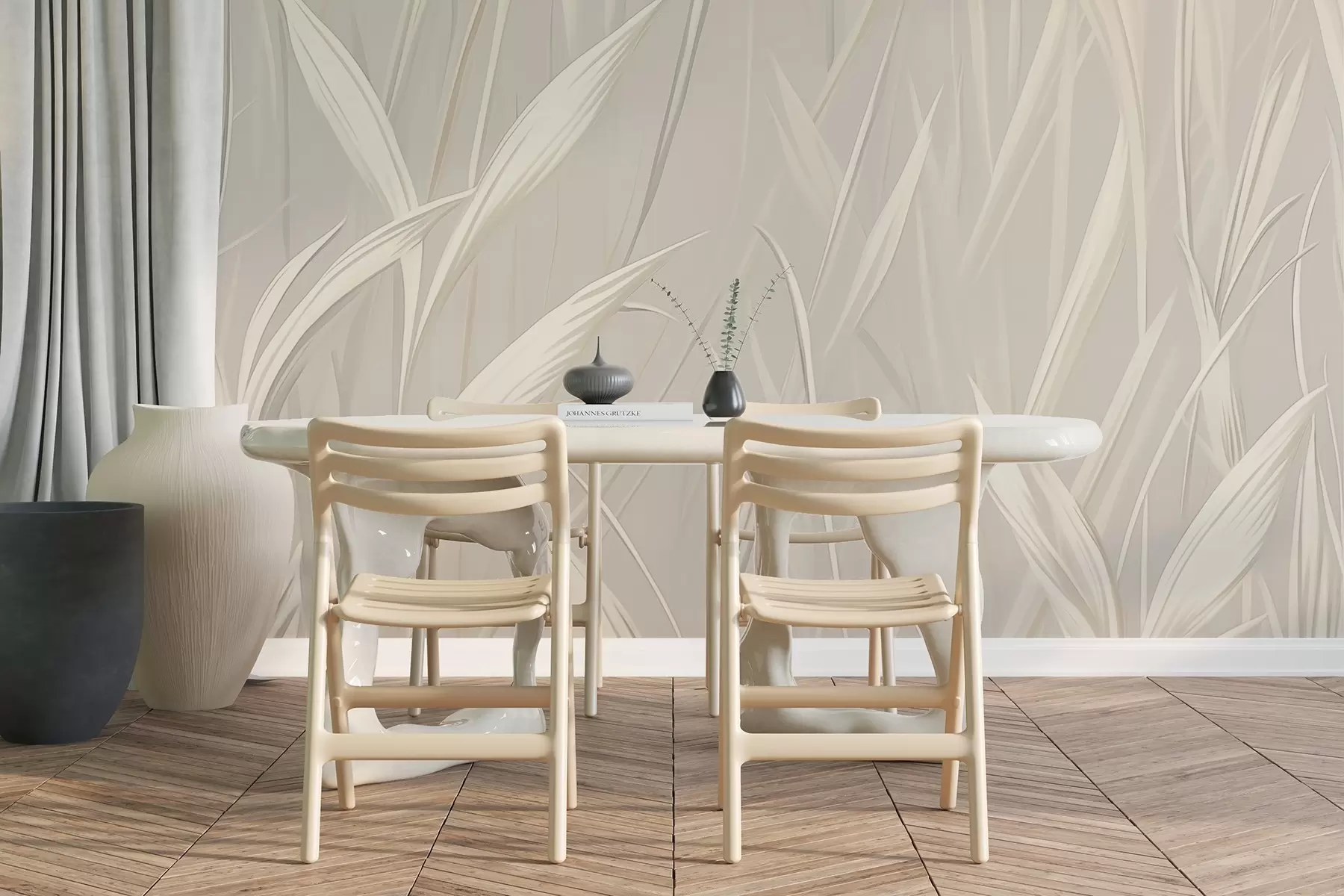 Fotobehang Abstract gras w04915