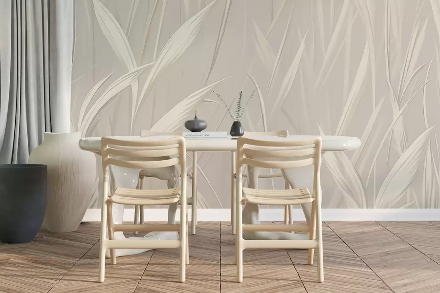 Papier peint photo Herbe abstraite w04915