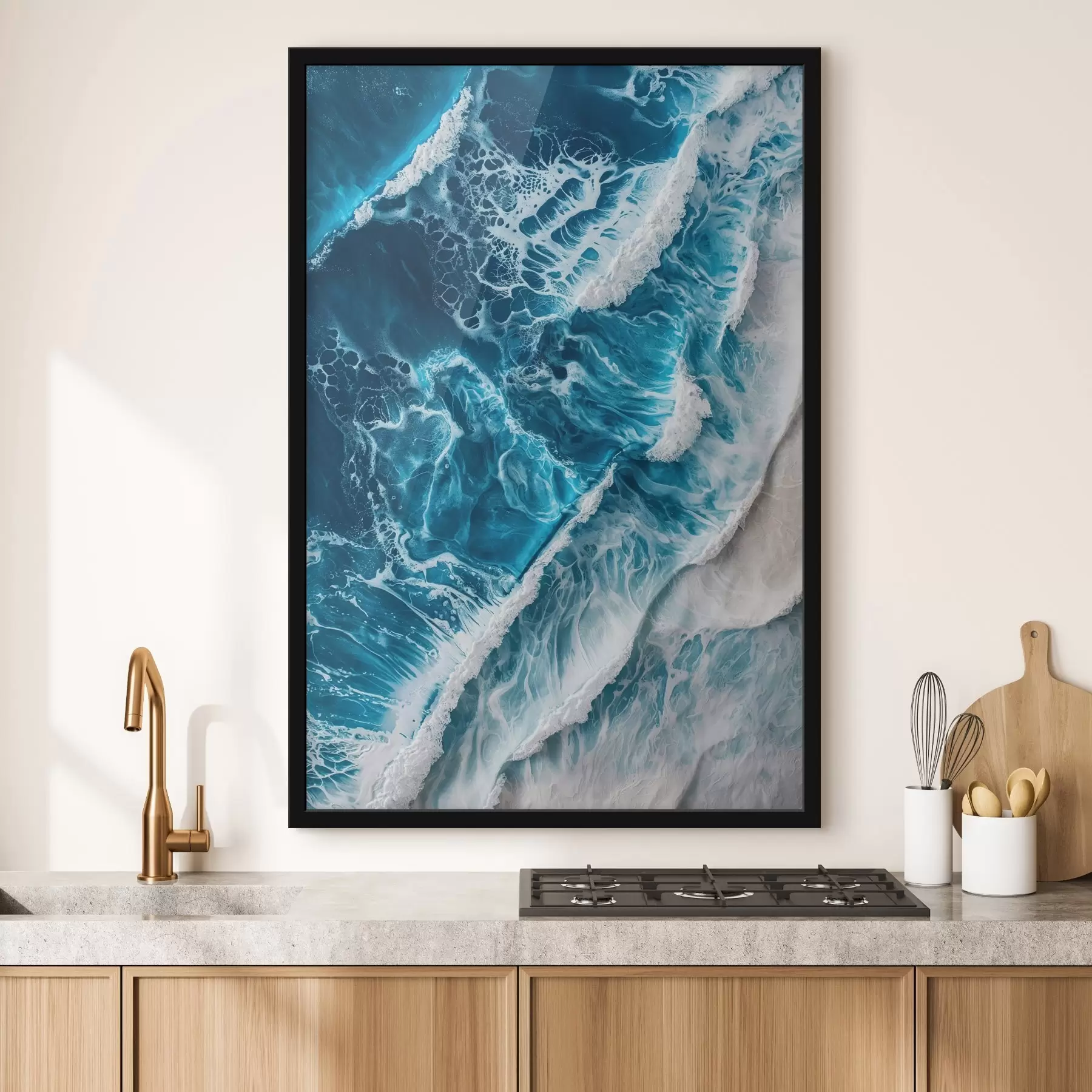 Fotobehang Zee golven f46793