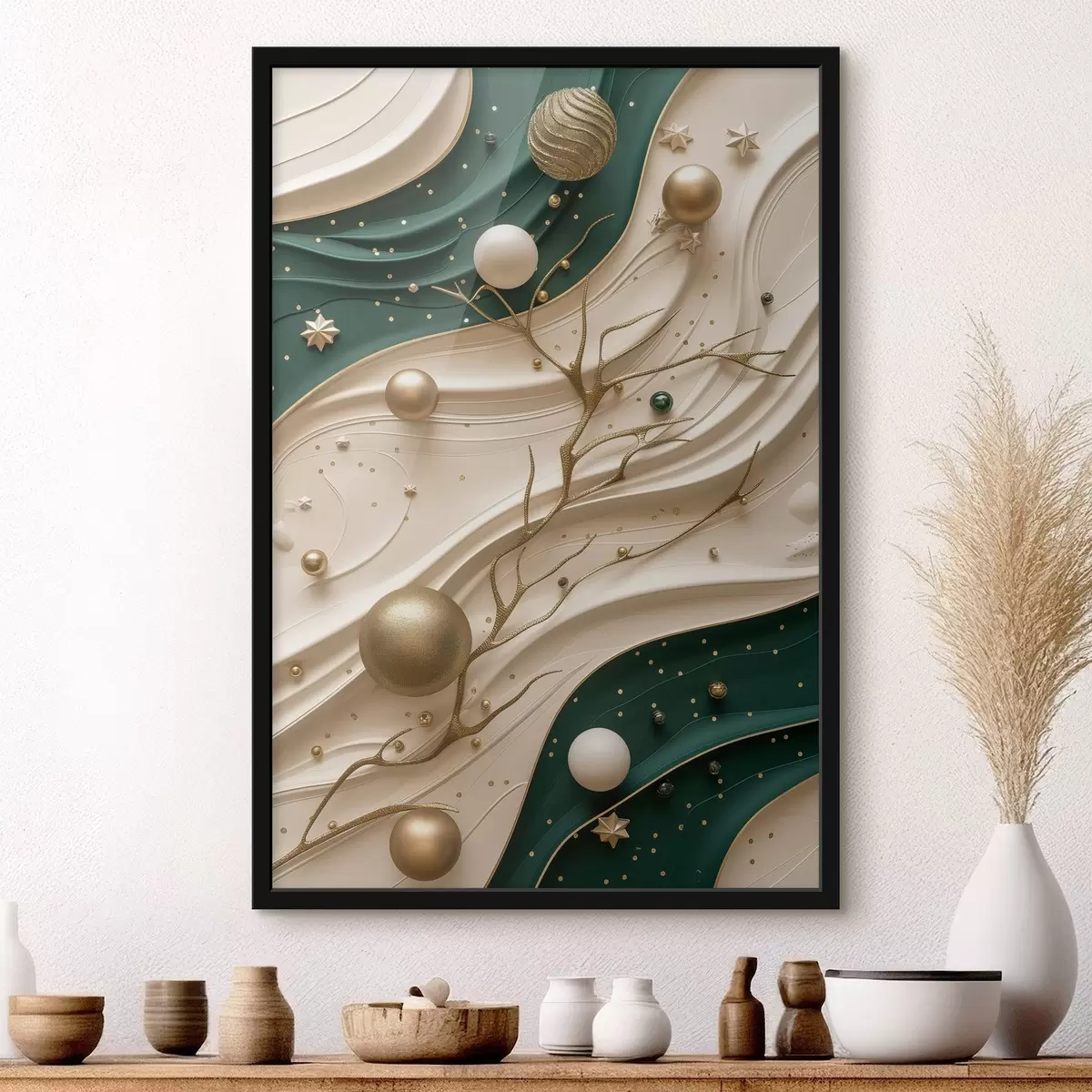 Affiche Abstraction du Nouvel An f46799