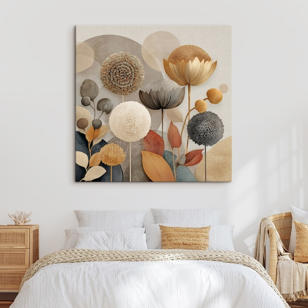 Schilderijen Abstracte bloemen, Schilderijen Bloemen en planten, s46788 : Uwalls.be