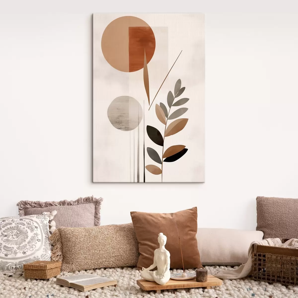  Peintures Abstraction avec une plante s46781