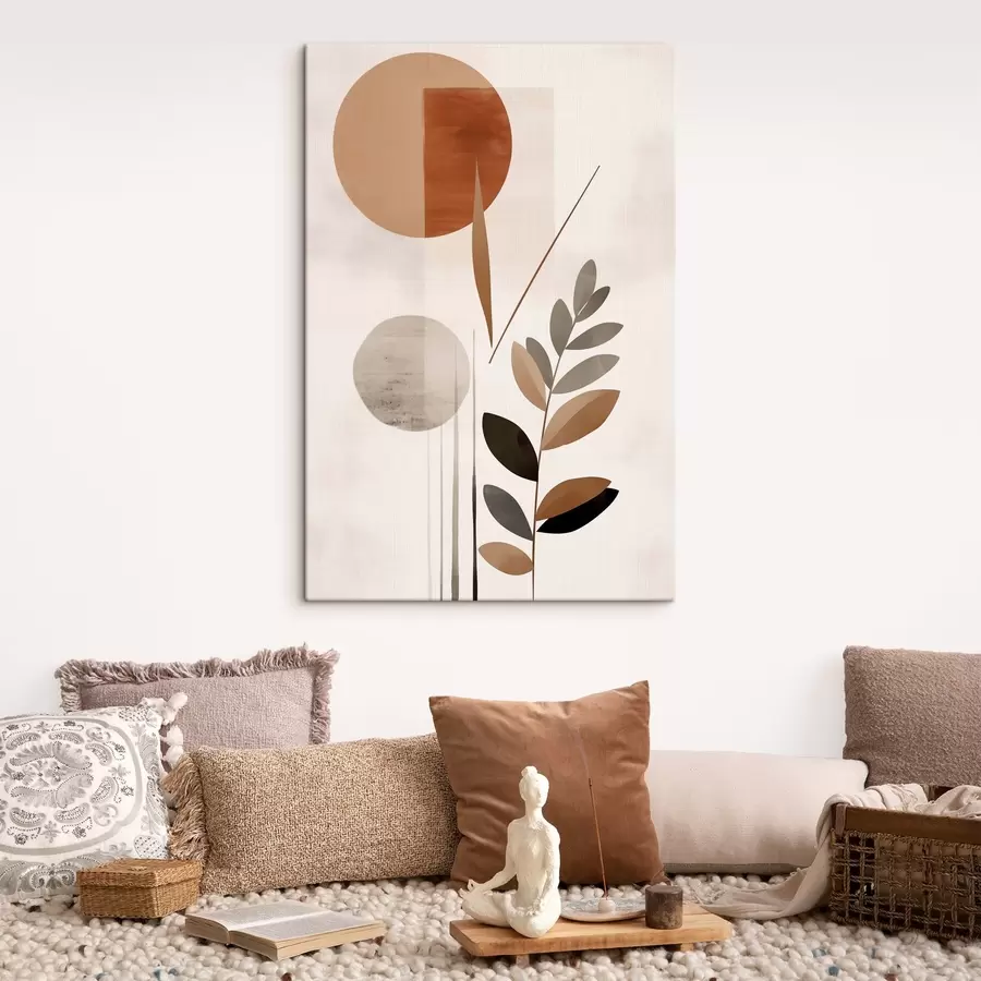  Peintures Abstraction avec une plante s46781