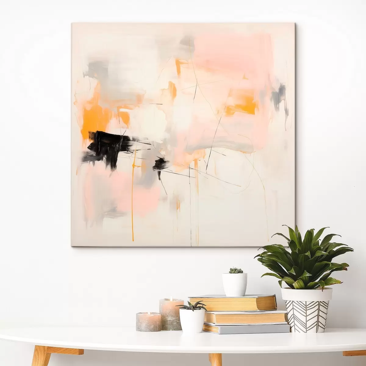  Peintures Formes floues et traits dynamiques dans un style gestuel s46639