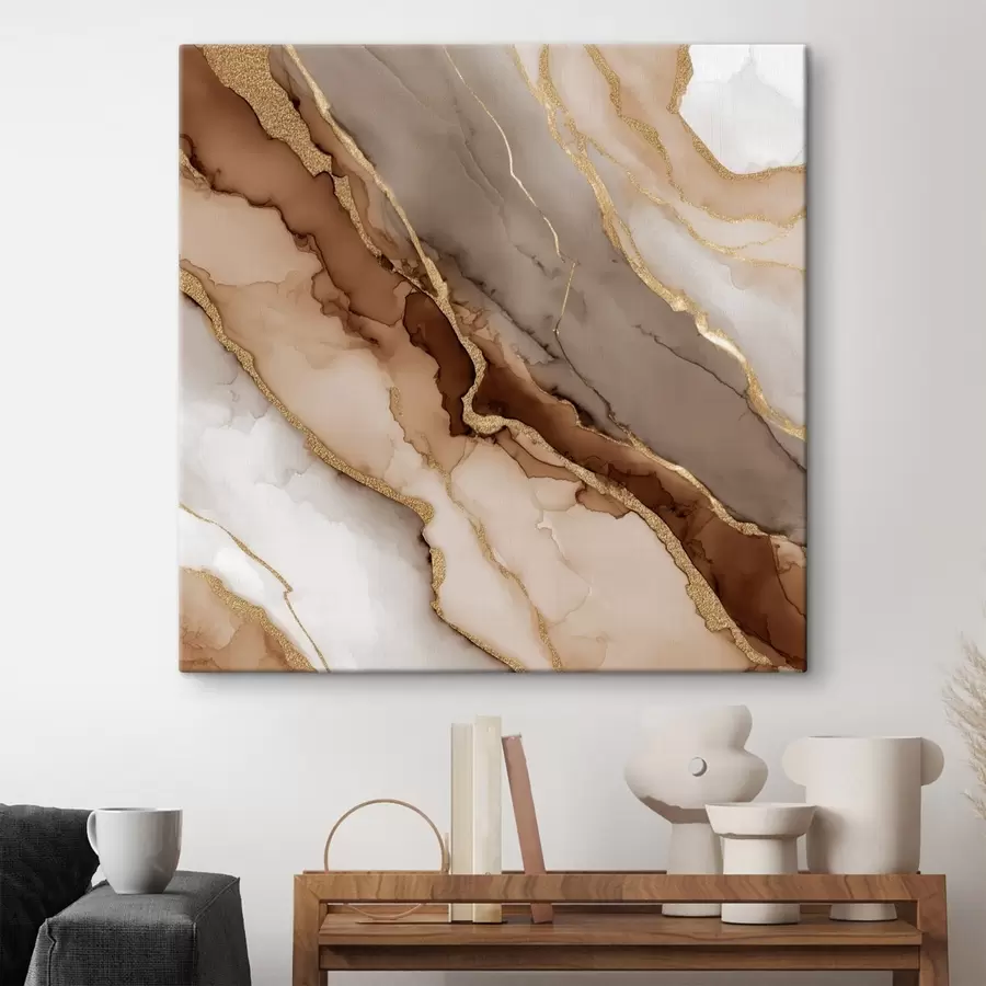  Schilderijen Getextureerd steenmotief in artistieke stijl s46643