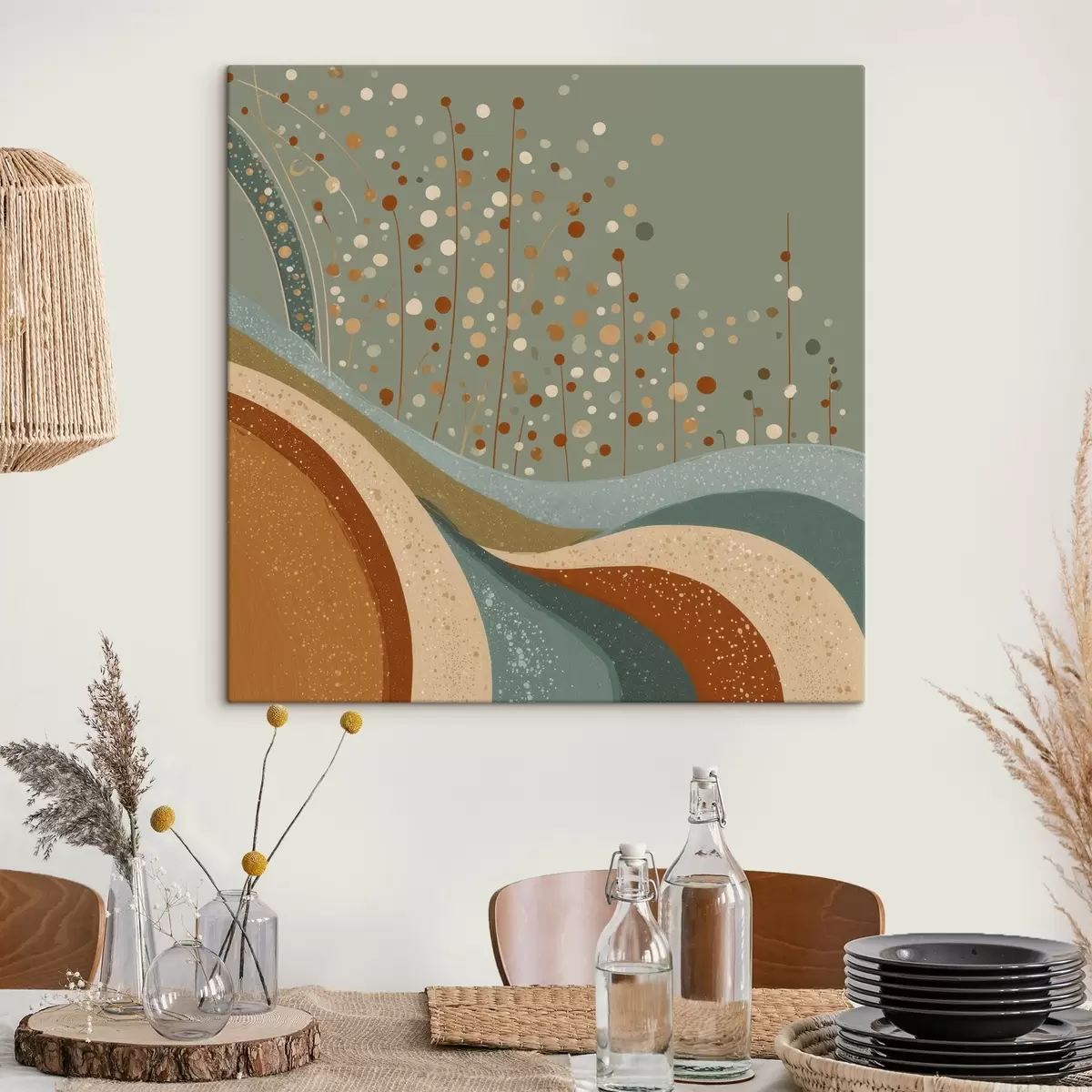  Schilderijen Compositie met decoratieve kleine elementen s46653