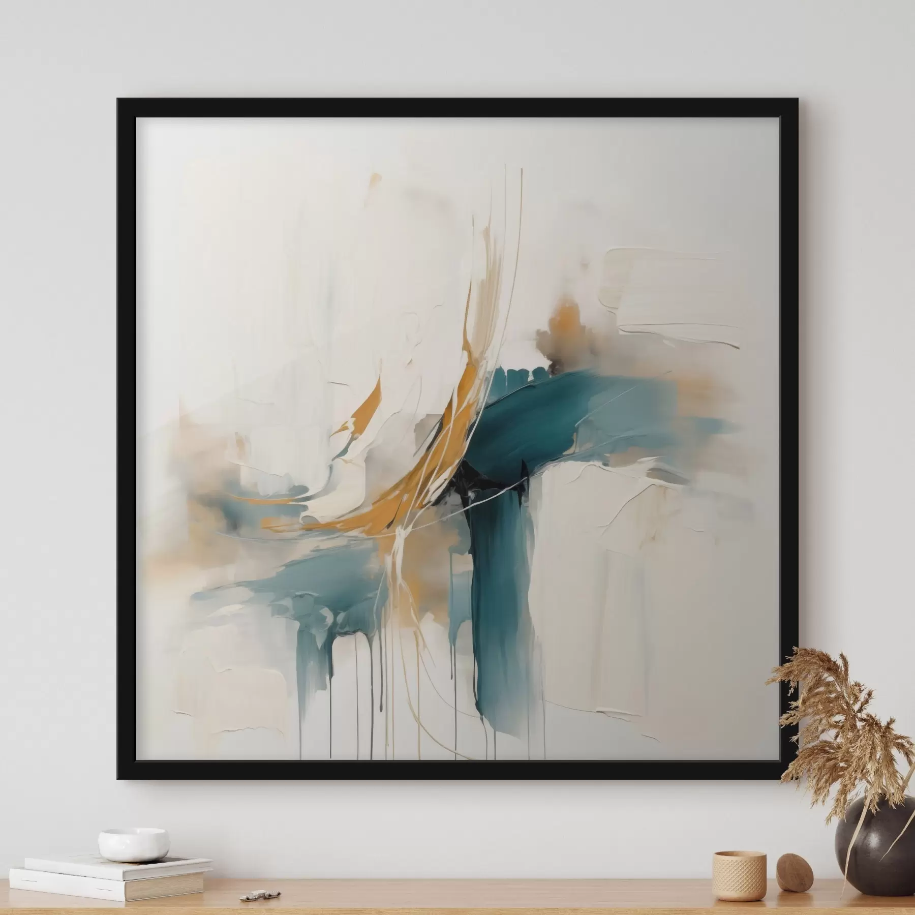 Fotobehang Dynamische abstractie met gestructureerde elementen f46657