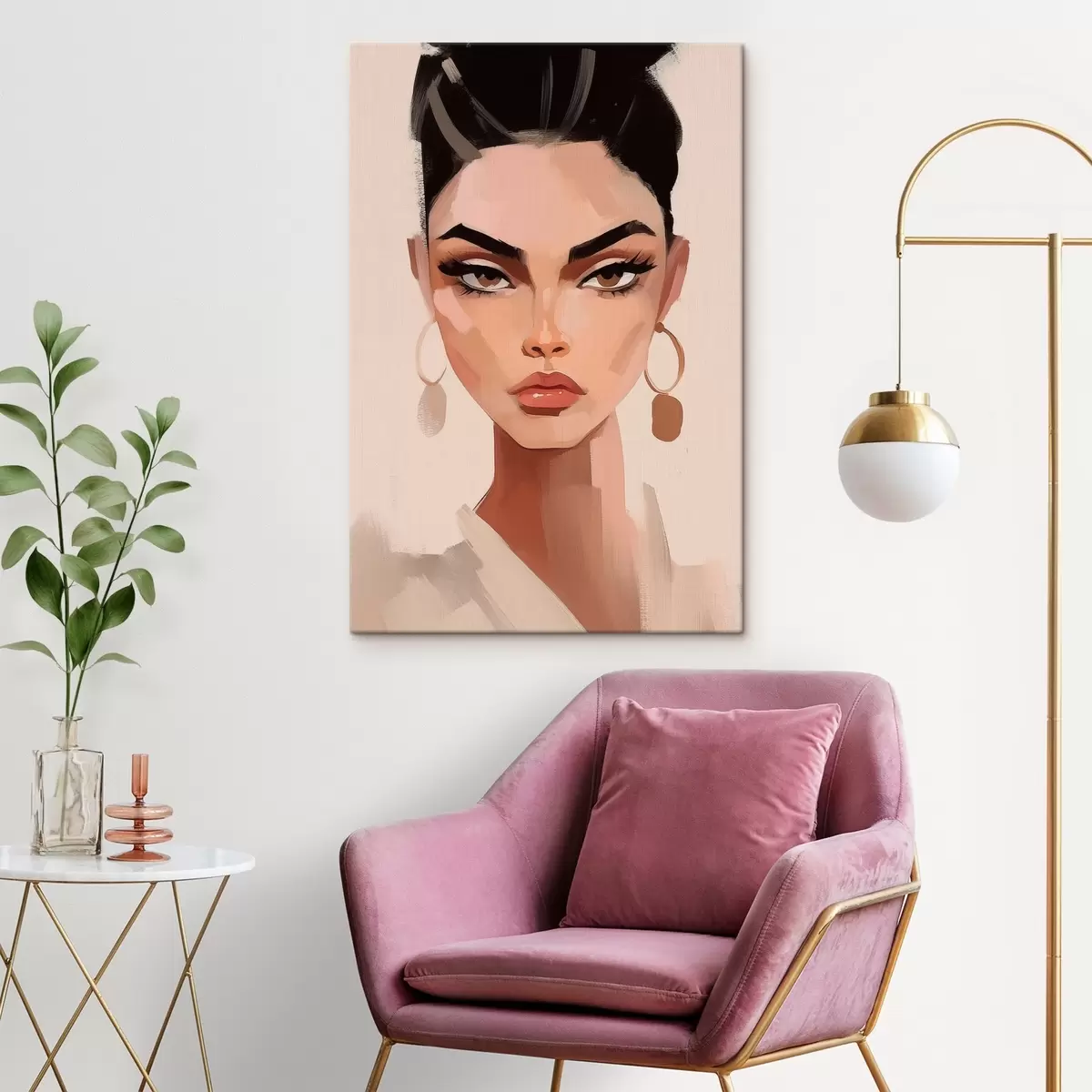  Peintures Portrait d'une jeune fille s46805