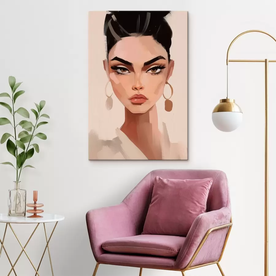  Peintures Portrait d'une jeune fille s46805