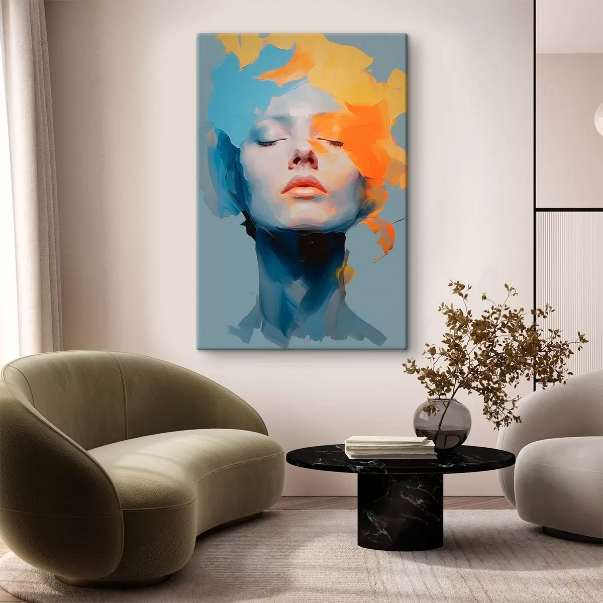  Peintures Fille en peinture s46810