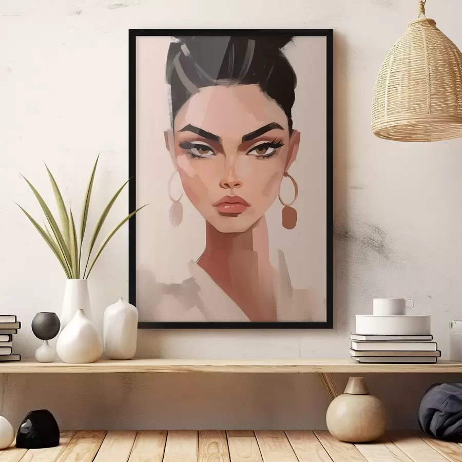 Fotobehang Portret van een meisje f46805