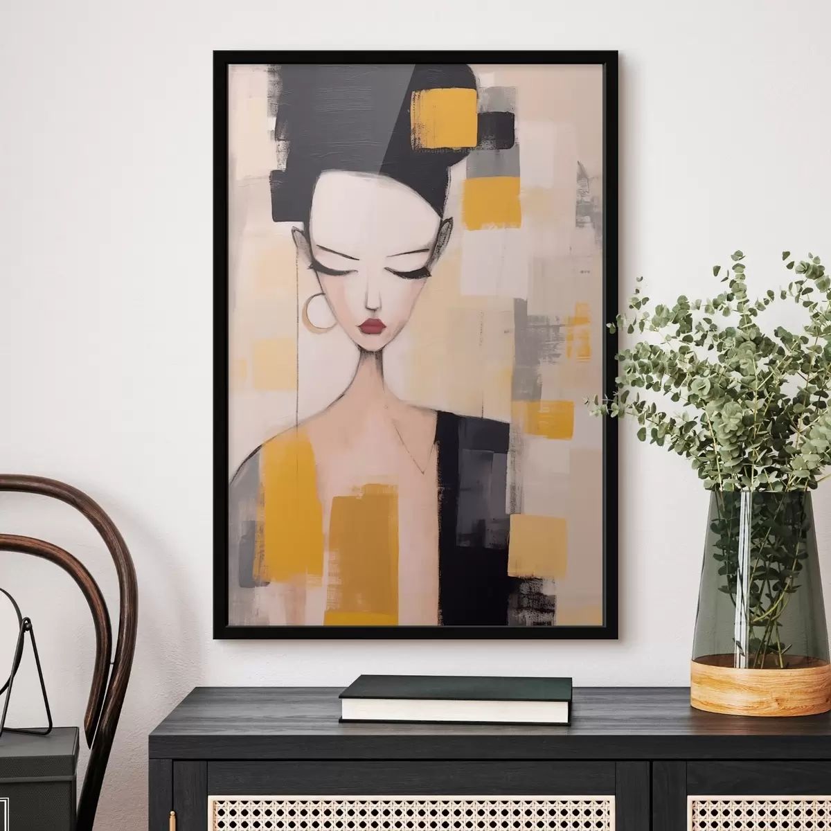 Poster Kubistisch portret f46806