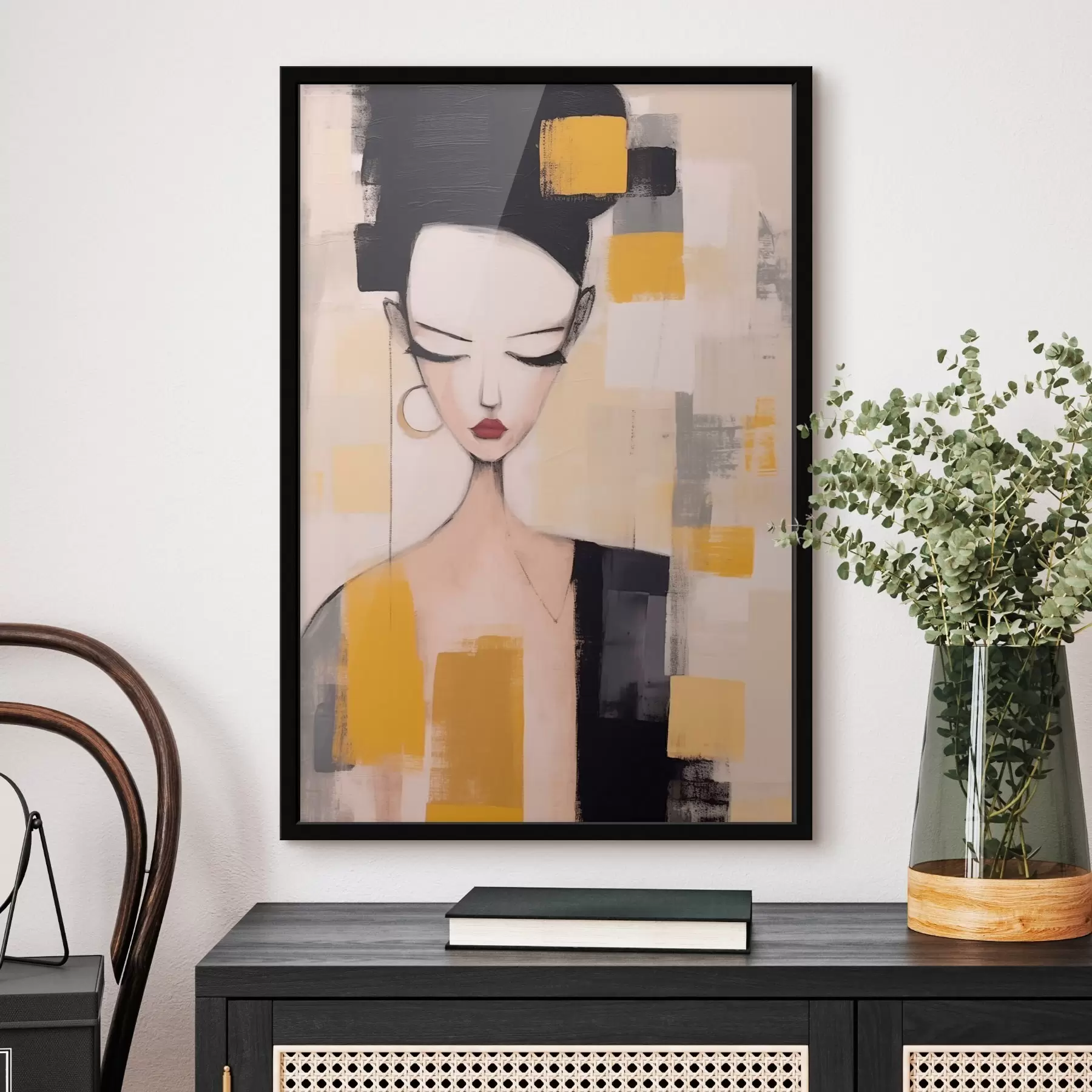 Papier peint photo Portrait cubiste f46806