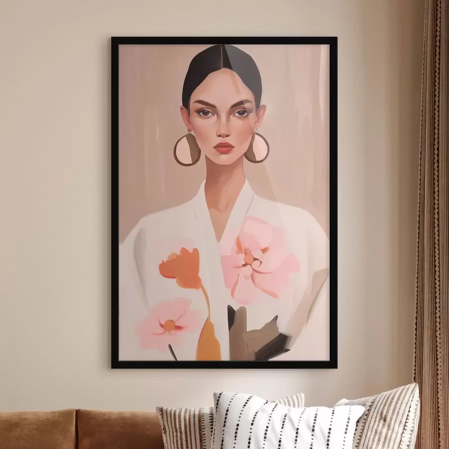 Fotobehang Portret van een meisje f46815