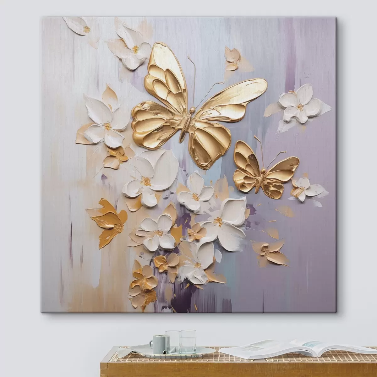  Peintures Peinture imitation papillons et fleurs s46828