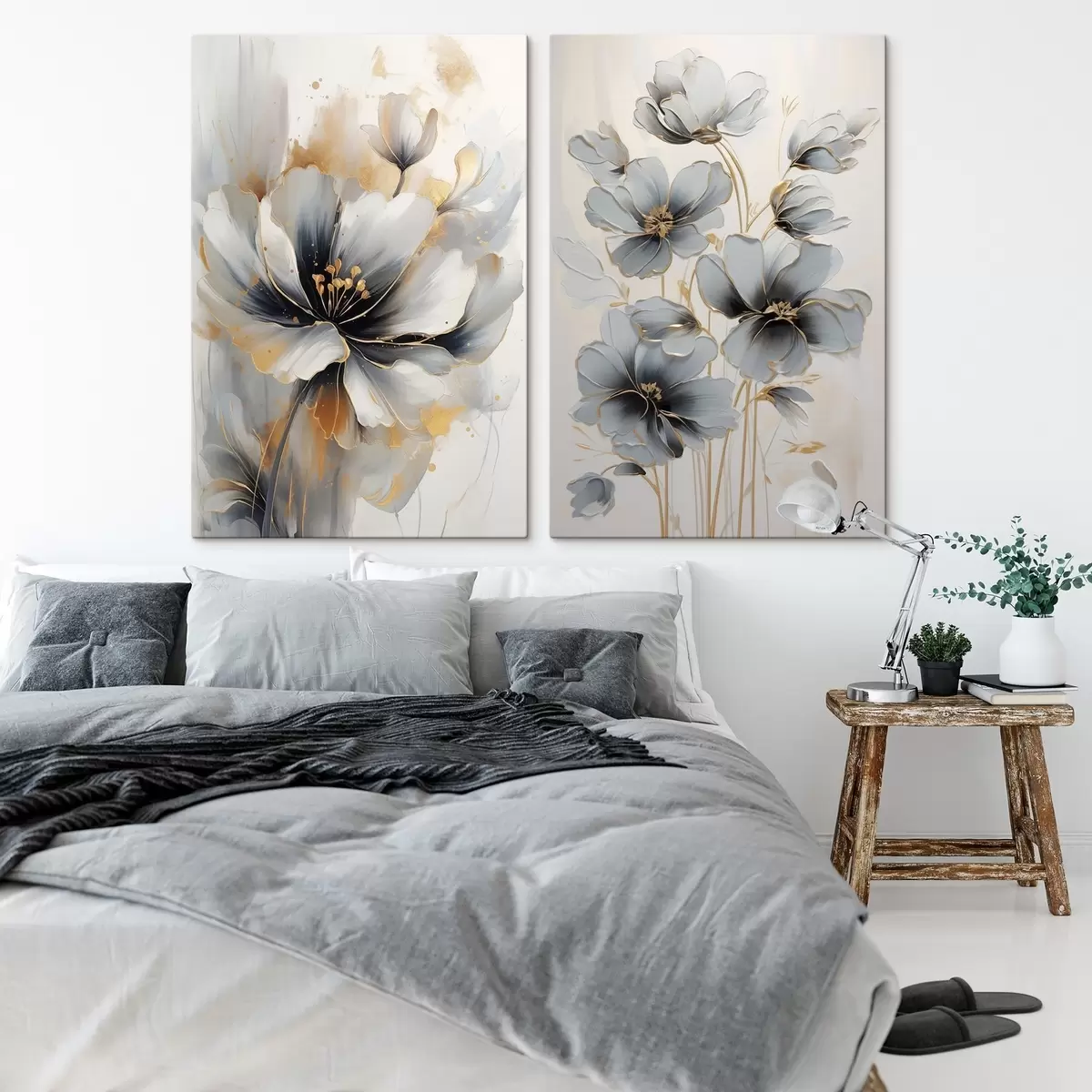  Peintures Fleurs abstraites m01043