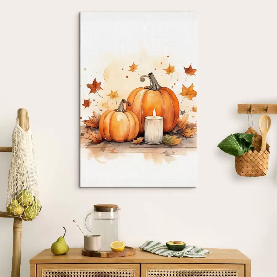  Peintures Composition automnale, imitation aquarelle s46770