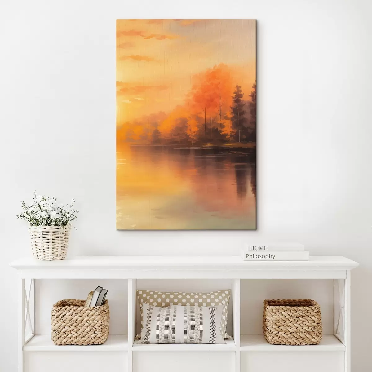  Peintures Forêt près d'un étang s46772