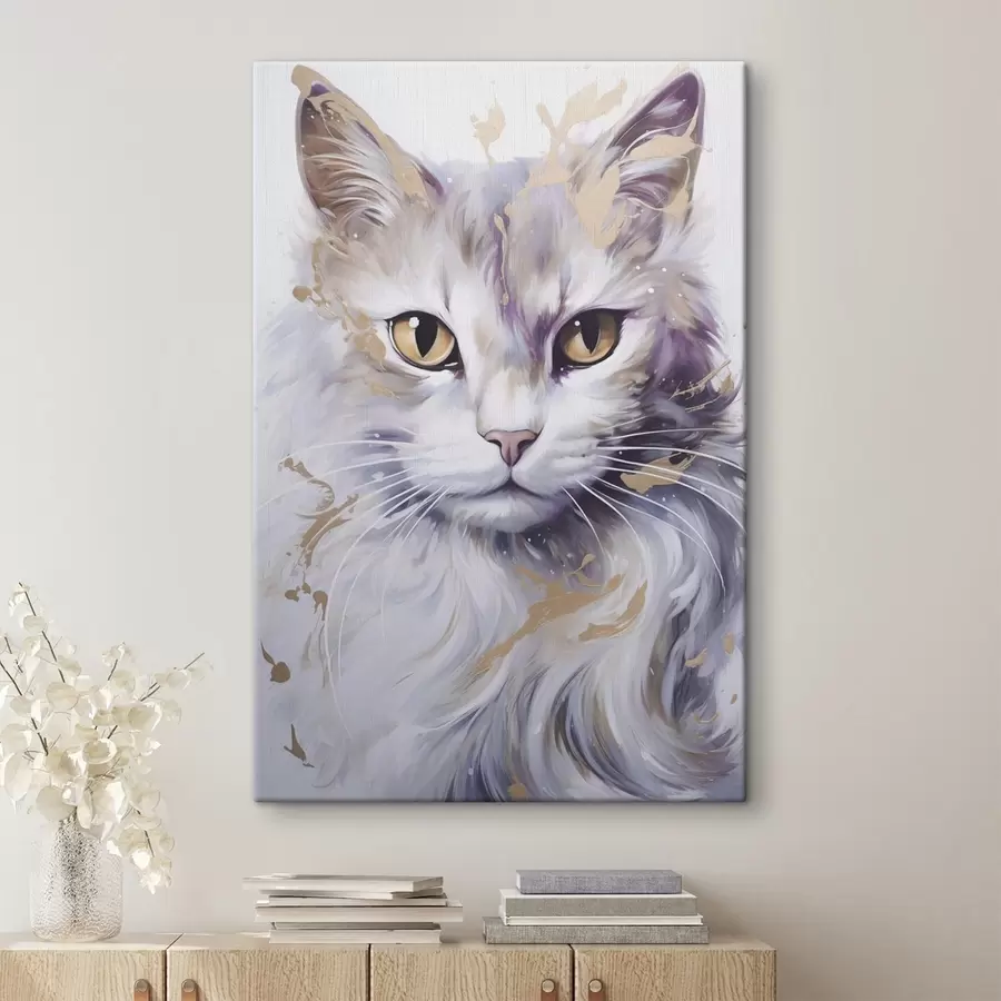  Peintures Chat abstrait s46837