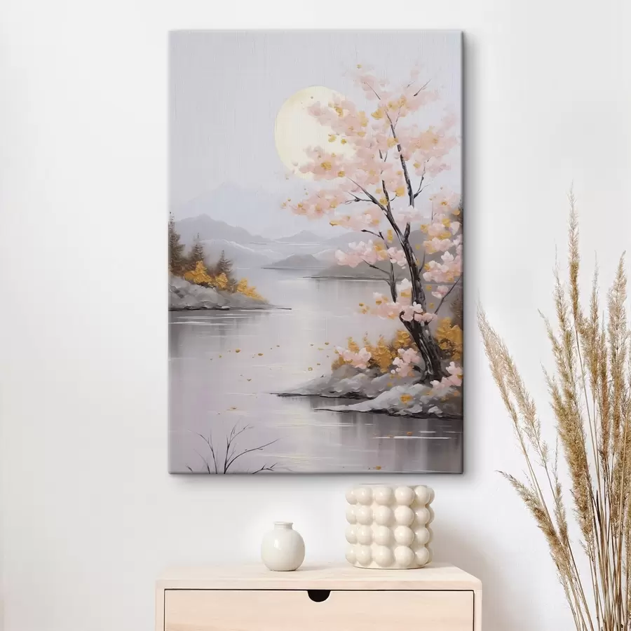  Peintures Imitation abstraite d'un paysage peint s46840