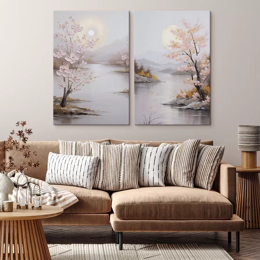  Peintures Paysage abstrait m01057