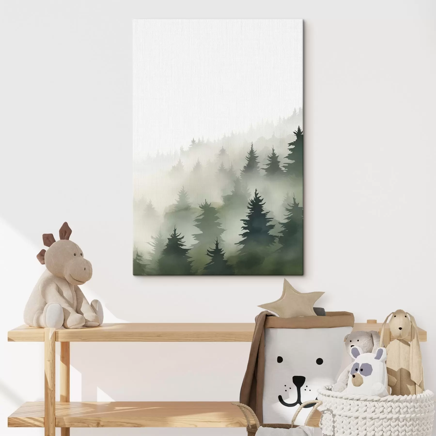  Peintures Forêt brumeuse s46876