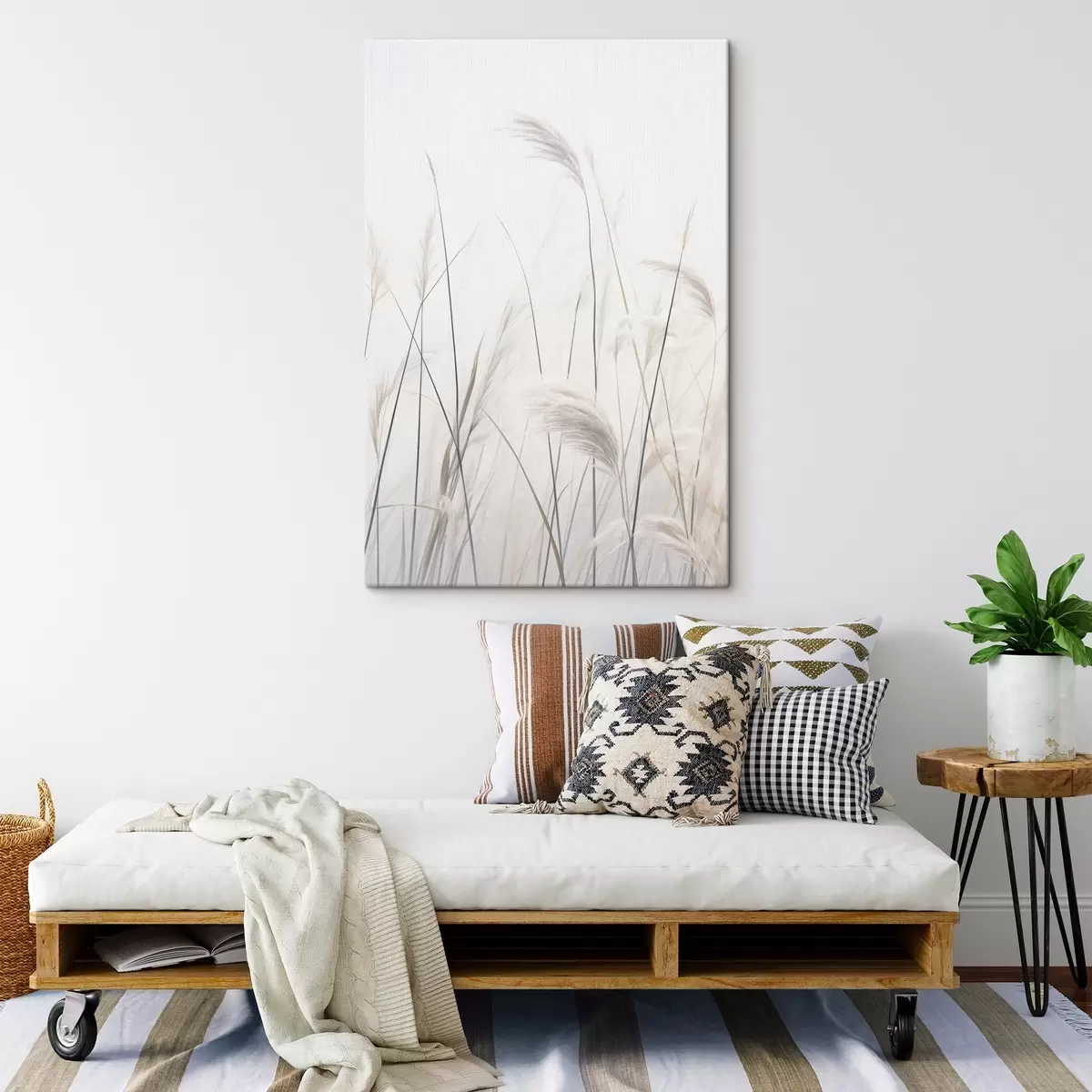  Peintures Plantes sur fond clair s46883