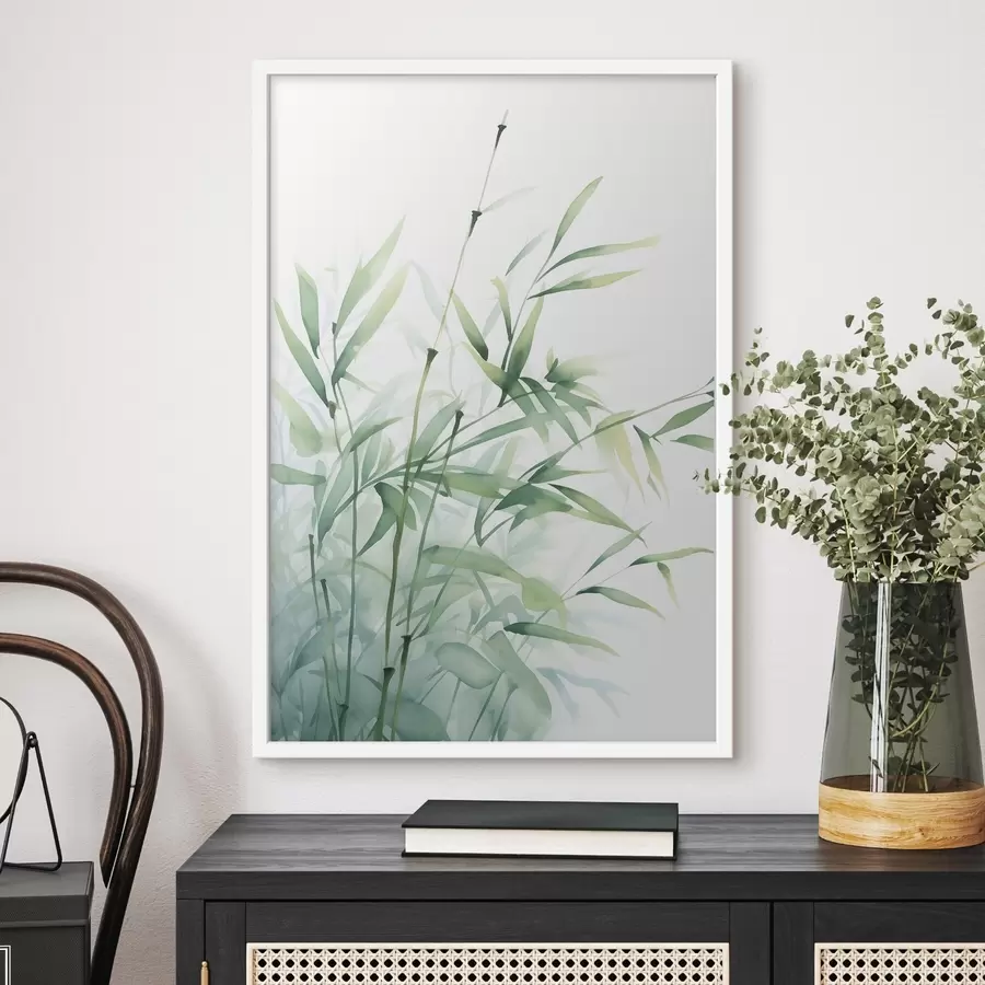 Fotobehang Bamboeplanten f46877