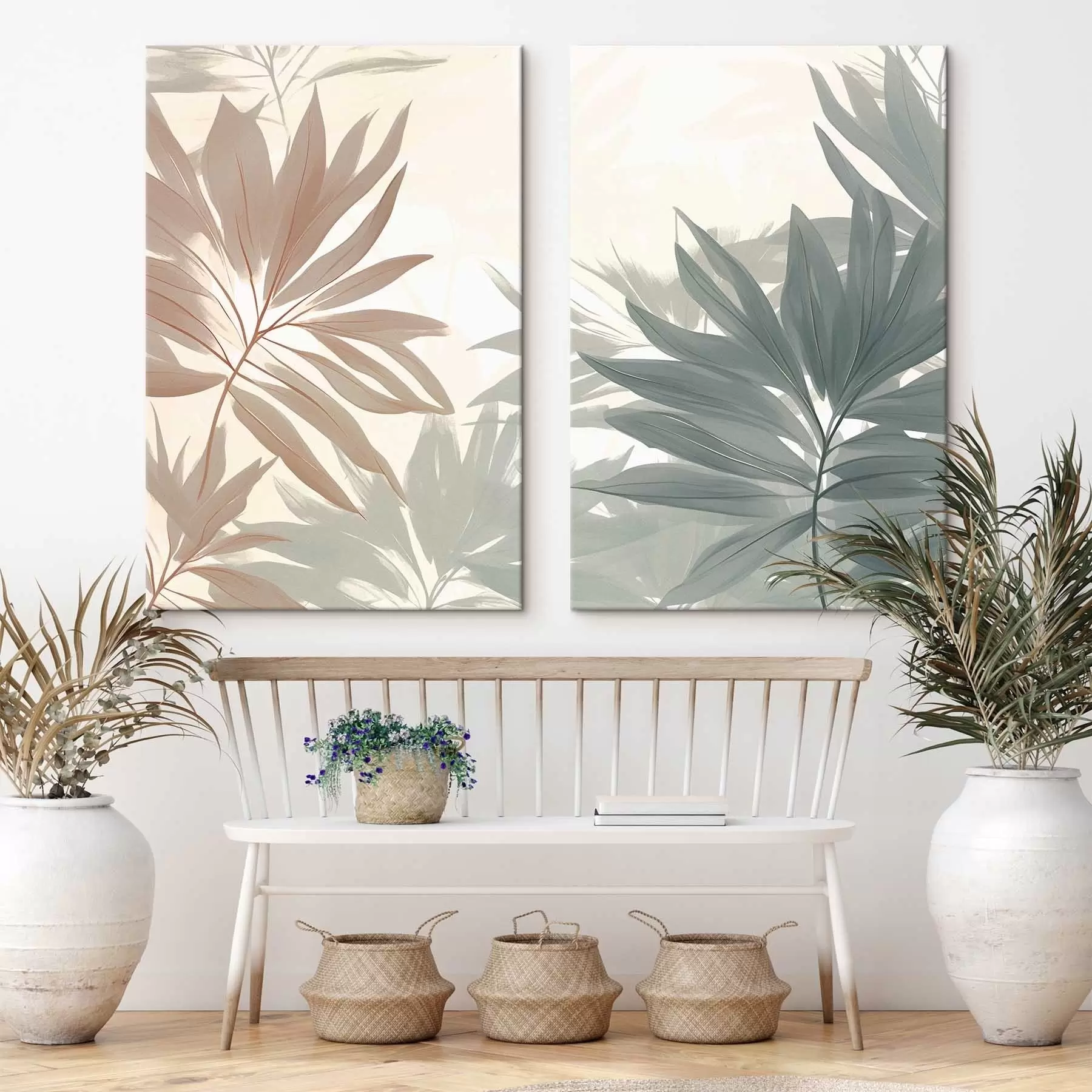  Peintures Feuilles tropicales m01060