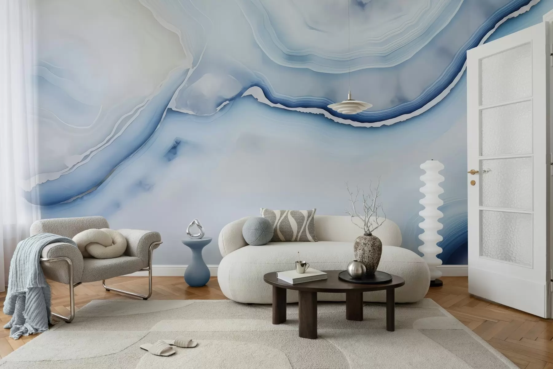 Papier peint photo Marbre délicat w05000