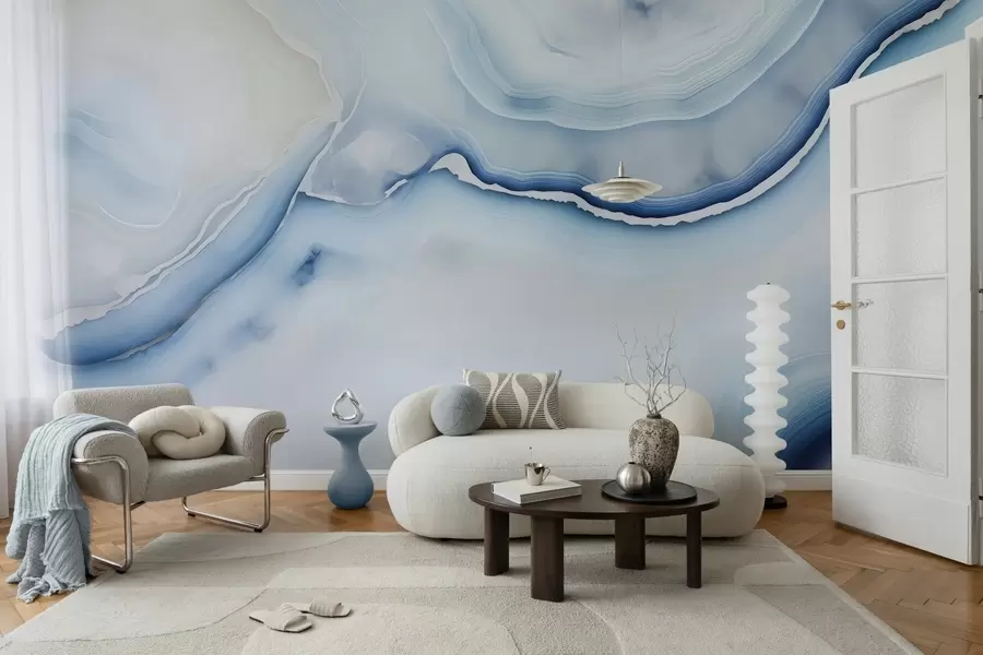 Papier peint photo Marbre délicat w05000