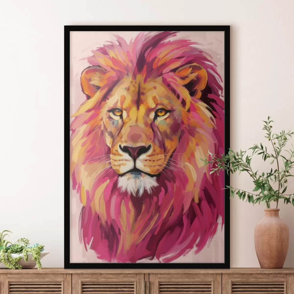 Affiche Lion f46851
