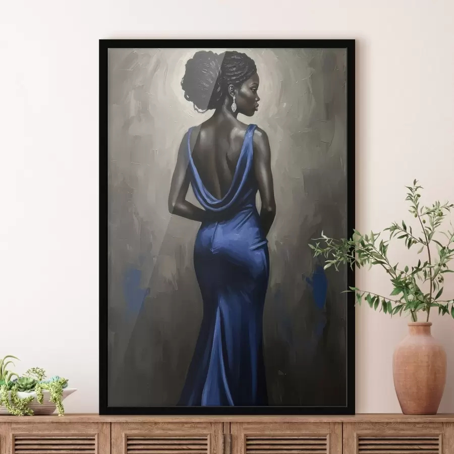 Papier peint photo Fille en robe f46856